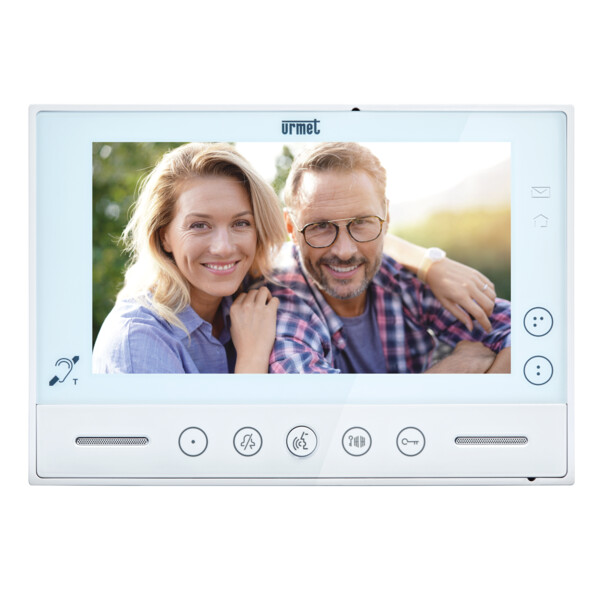 Moniteur Modo 7'' 2Voice Blanc avec commandes Yokis  UP - Urmet - 1719/3