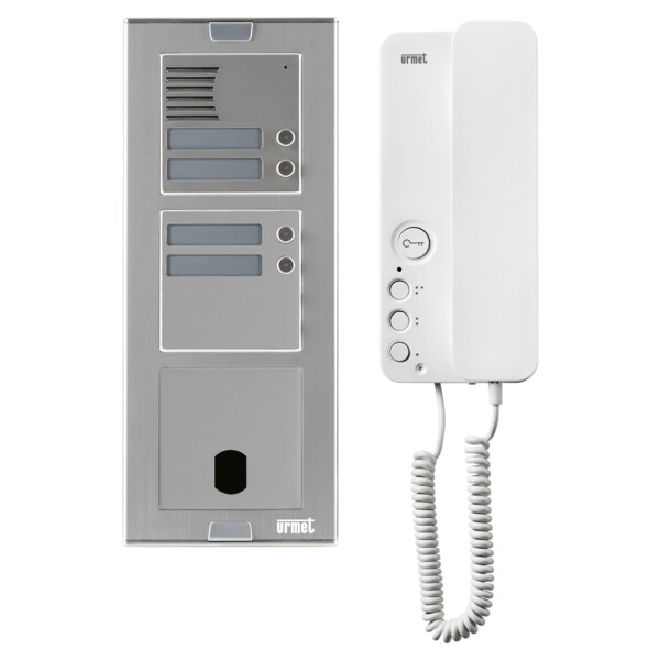 Kit audio sinth alu 4bp 2v programme (21675) - Urmet - KASA83/04