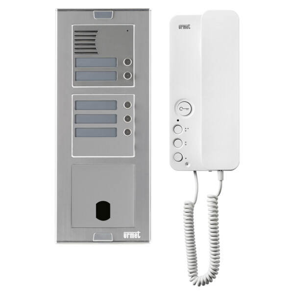 Kit audio sinth alu 5bp 2v programme (21676) - Urmet - KASA83/05