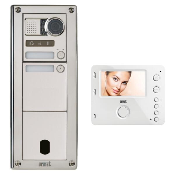 Kit video sinth inox 2 bp 2v (21734) - Urmet - KVSI83/02