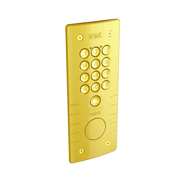 Clavier connecte 2f a54 zamac champagne (21939) - Urmet - 16074004