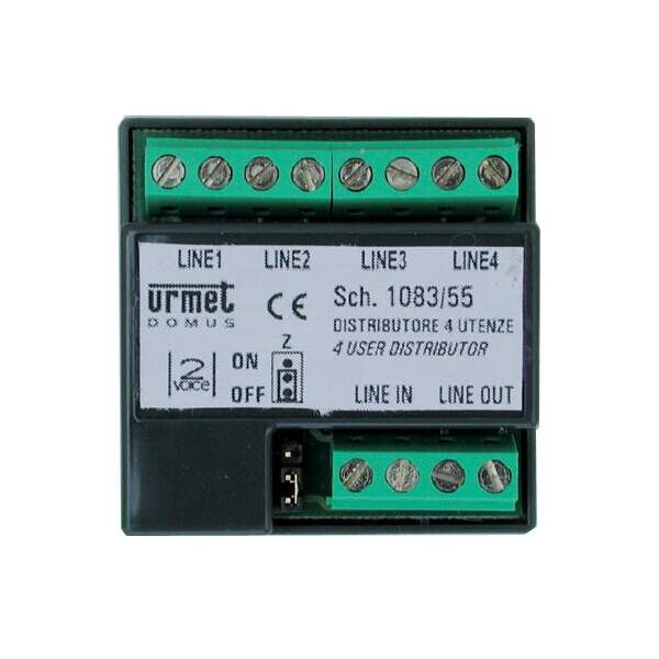 Derivateur video 4s 2voice (19974) - Urmet - 1083/55