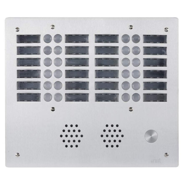 Plaque a.v alu 6mm 4r 24bp (421) - Urmet - 7774/24