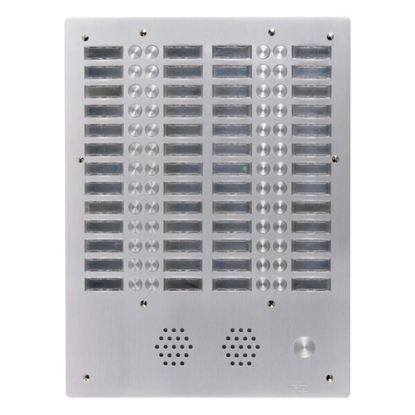 Plaque a.v alu 6mm 4r 52bp (428) - Urmet - 7774/52