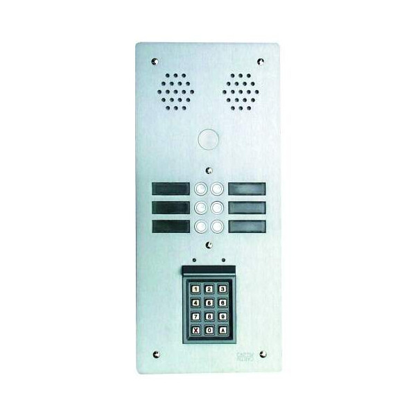 Plaq alu 6mm 2r 16t + s30 ecla (6924) - Urmet - 7772/16C