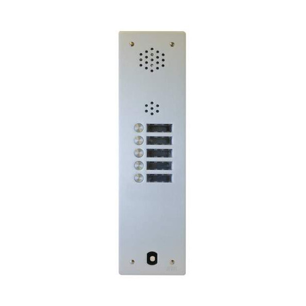 Plaque audio alu 5 bp 2 voice complete (20571) - Urmet - A83/105M