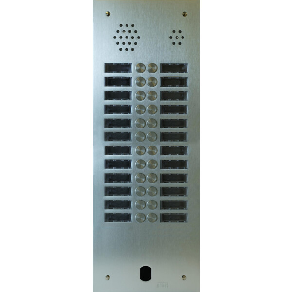 Plaque audio alu 2r 24bp 2voice complete (20590) - Urmet - A83/224M