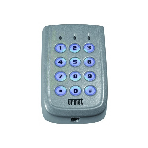 Clavier codé ZAMAK antivandale compact pose en saillie (19526) - Urmet - 141212