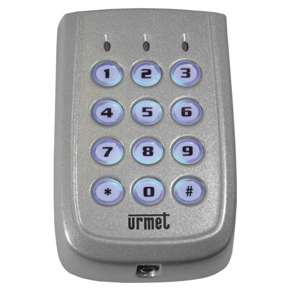 Clavier codé ZAMAK antivandale compact pose en saillie (19526) - Urmet - 141212