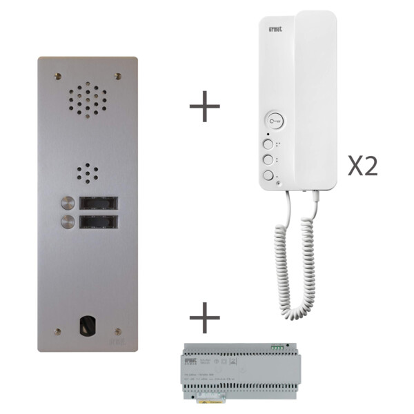 Kit audio 1r 2bp 2 voice programmé (20267) - Urmet - KA83/102