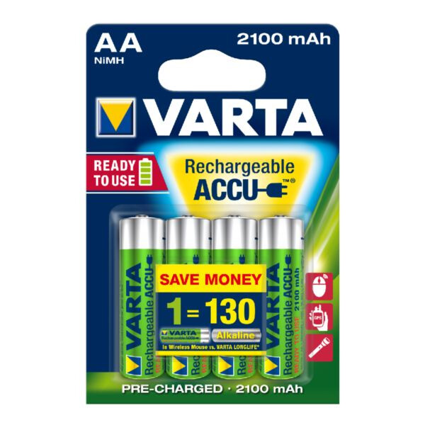 Varta accu aa/r6 x 4 - 2100 mah pré-chargés - Varta - 546779