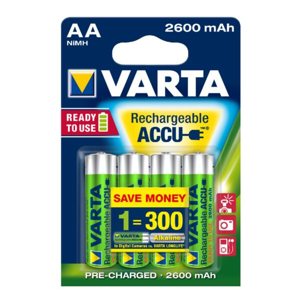 Varta accu aa/r6 x 4 - 2600 mah - Varta - 546794