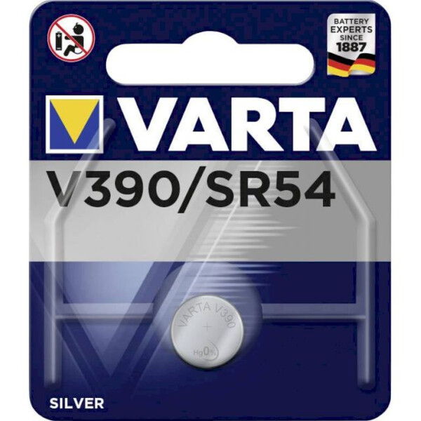 Pile Montre Varta 1,55 V – Oxyde – SR54/V389 - Varta - 546688