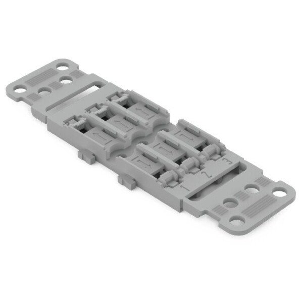 Adaptateur de montage 3 voies pour fixation par vis av décharge - Wago - 2212503