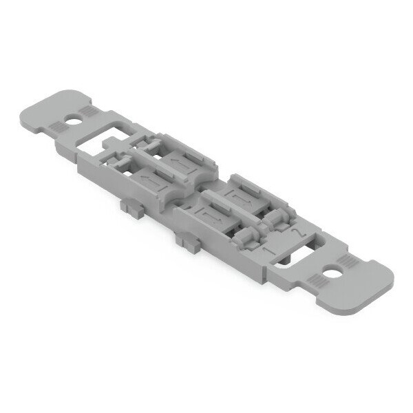 Adaptateur de montage 2 voies avec pied à encliqueter av décharge - Wago - 2212512