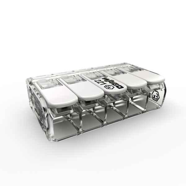 Borne wago ex e 221 5x6mm² à leviers souple & rigide - Wago - 221685