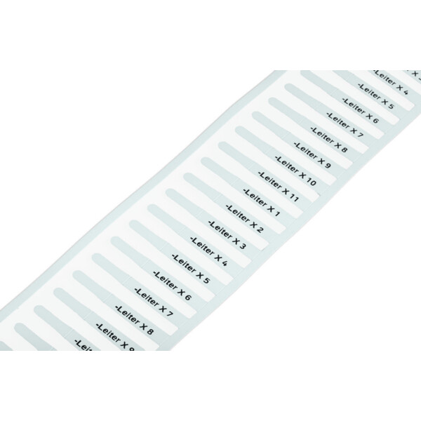 Repères fils l23mm (pour douilles) 2500/rl - Wago - 211821