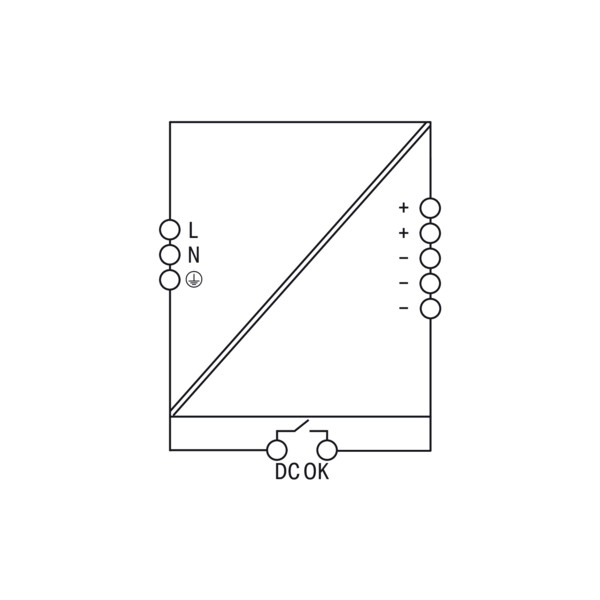 Alimentation à découpage ECO 2 monophasée 230 V AC / 24 V DC - 20 A - Wago - 26872147