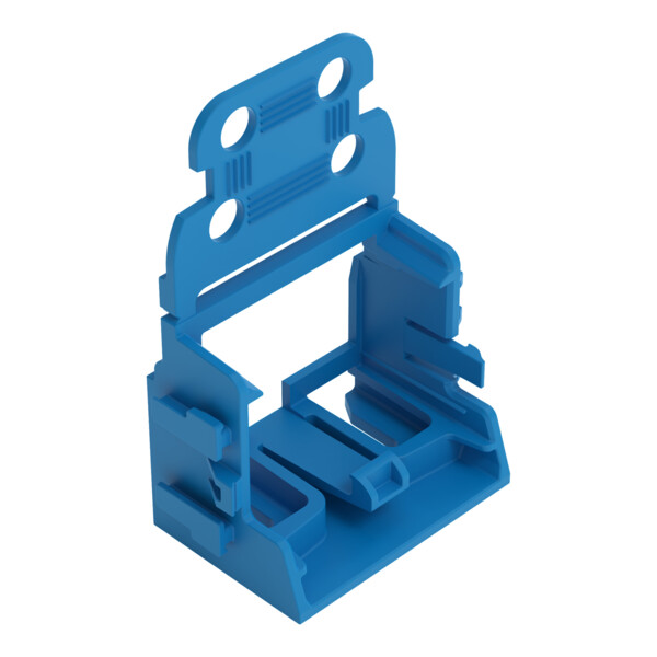 Adaptateur de fixation pour bornes à 10 conducteurs Série 221 - 4mm²; bleu - Wago - 221509/000006