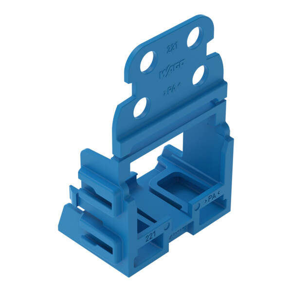 Adaptateur de fixation avec décharge de pour bornes à 10 conducteurs Série 221 - - Wago - 221529/000006