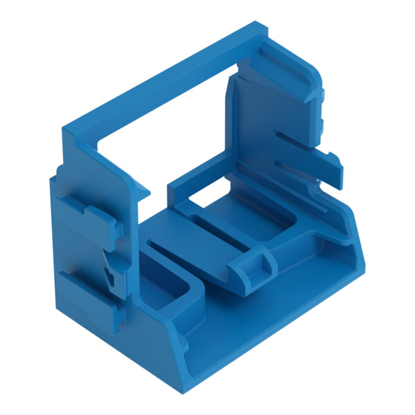 Adaptateur de fixation pour bornes à 10 conducteurs Série 221 - 4 mm²; bleu - Wago - 221529/002006