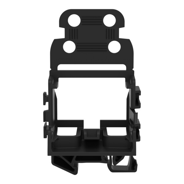 Adaptateur de fixation avec décharge de pour bornes à 10 cond. Série 221 - noir - Wago - 221539/000004