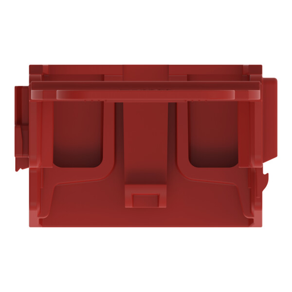 Adaptateur de fixation avec décharge de pour bornes à 10 cond. Série 221 - rouge - Wago - 221539/000005