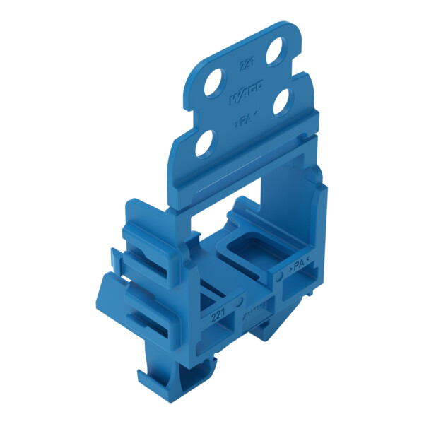 Adaptateur de fixation avec décharge de pour bornes à 10 conducteurs Série 221 - - Wago - 221539/000006