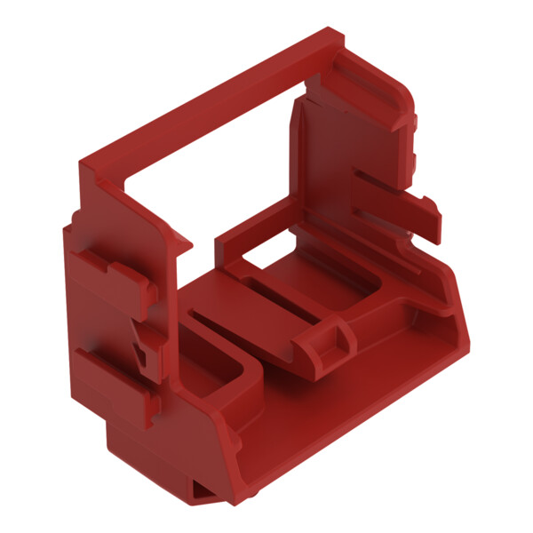 Adaptateur de fixation pour bornes à 10 conducteurs Série 221 - 4 mm²; rouge - Wago - 221539/002005