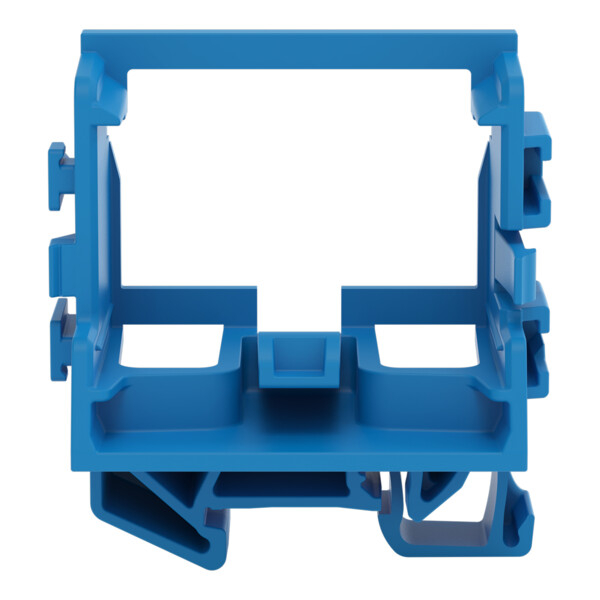 Adaptateur de fixation pour bornes à 10 conducteurs Série 221 - 4 mm²; bleu - Wago - 221539/002006