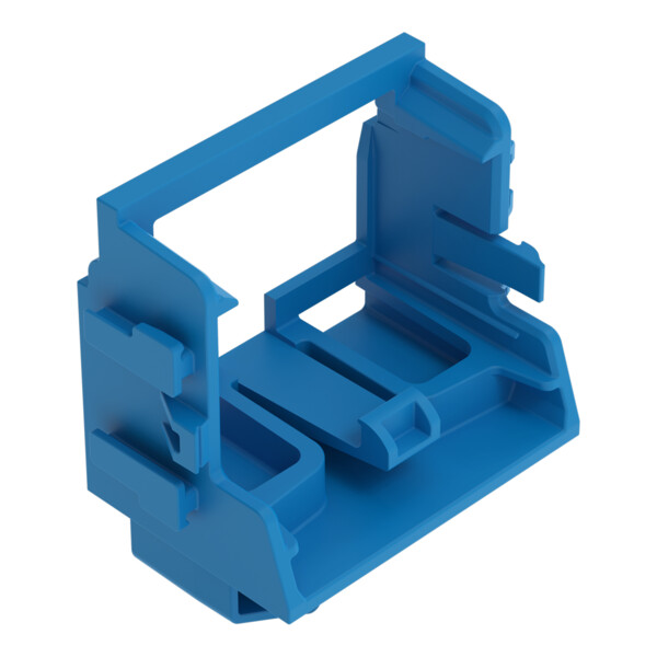 Adaptateur de fixation pour bornes à 10 conducteurs Série 221 - 4 mm²; bleu - Wago - 221539/002006