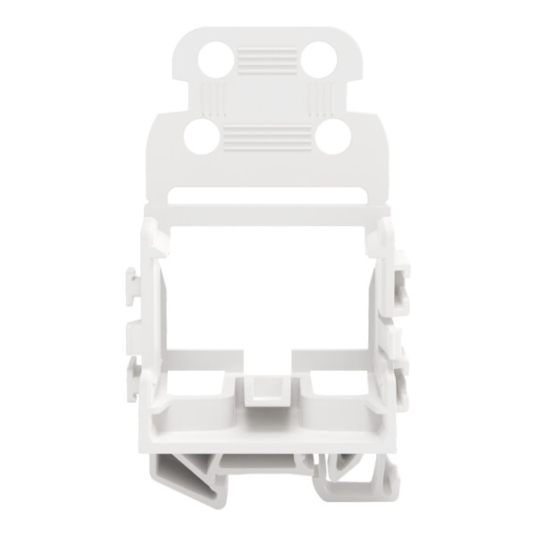 Adaptateur de fixation pour bornes à 10 conducteurs Série 221 - 4mm²; blanc - Wago - 221539