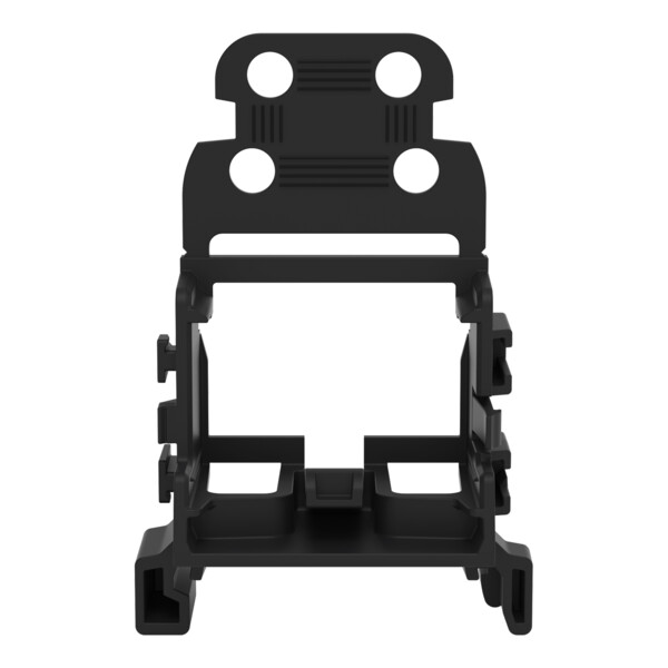 Adaptateur de fixation avec décharge de pour bornes à 10 cond. Série 221 - noir - Wago - 221549/000004