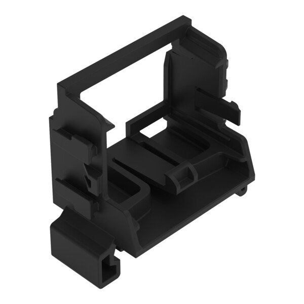 Adaptateur de fixation pour bornes à 10 conducteurs Série 221 - 4mm²; noir - Wago - 221549/002004
