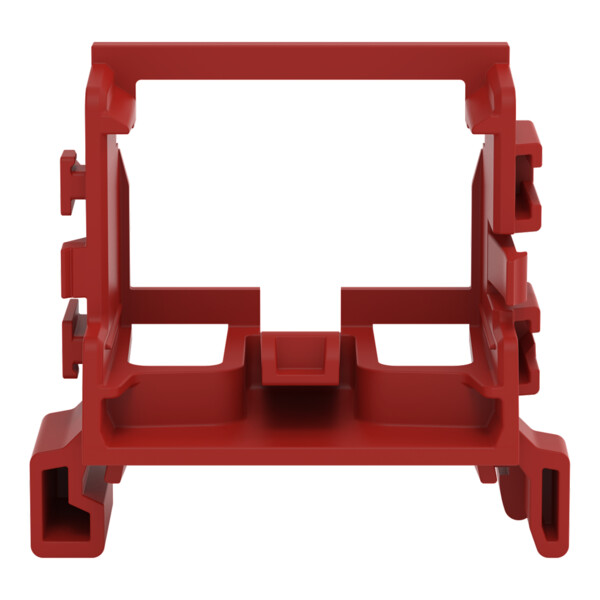 Adaptateur de fixation pour bornes à 10 conducteurs Série 221 - 4mm²; rouge - Wago - 221549/002005