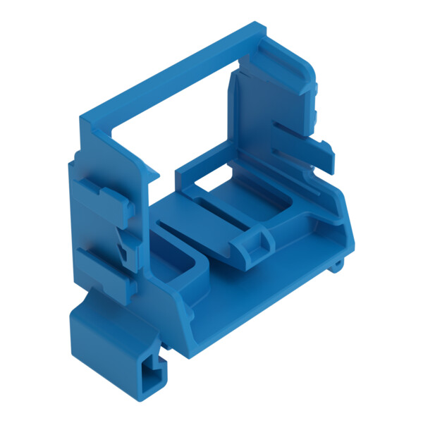 Adaptateur de fixation pour bornes à 10 conducteurs Série 221 - 4 mm²; bleu - Wago - 221549/002006