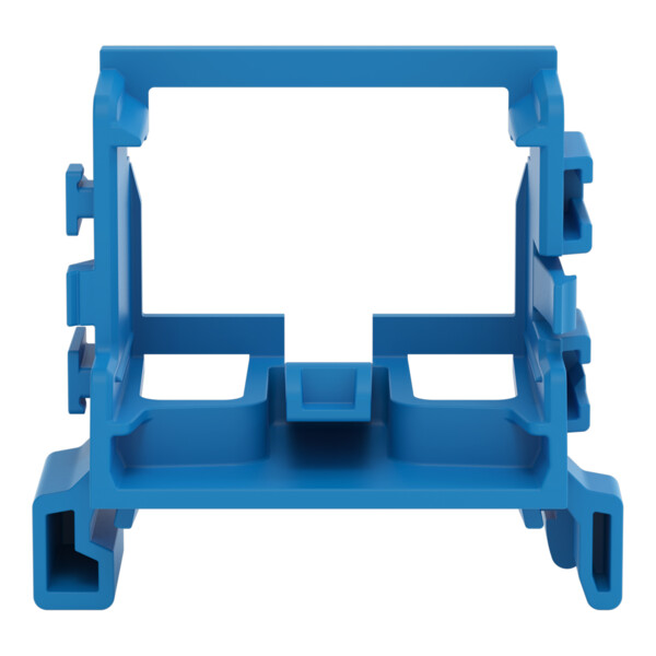 Adaptateur de fixation pour bornes à 10 conducteurs Série 221 - 4 mm²; bleu - Wago - 221549/002006