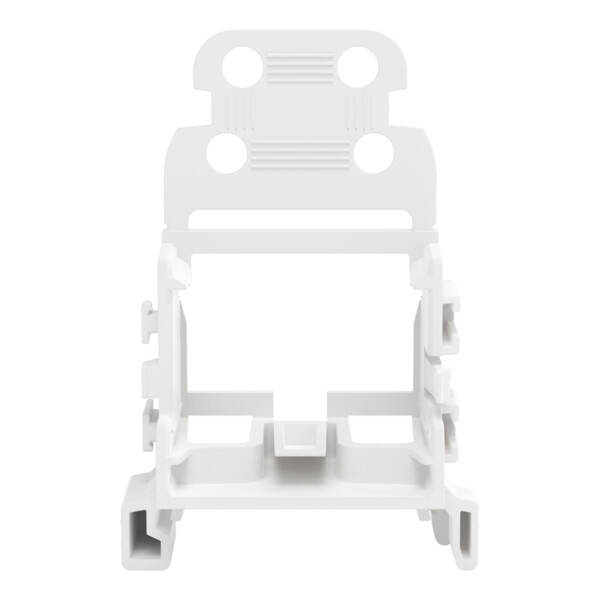 Adaptateur de fixation pour bornes à 10 conducteurs Série 221 - 4mm²; blanc - Wago - 221549