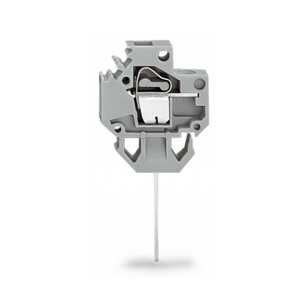 Borne traversante modulaire 4 mm² / wrapping 1x1 / tôle ep=2,5 mm - Wago - 226112