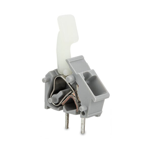 Borne modulaire pour ci poussoir manuel 2,5mm² pas 5/5.08mm 1 pôle, gris foncé - Wago - 256742/333000