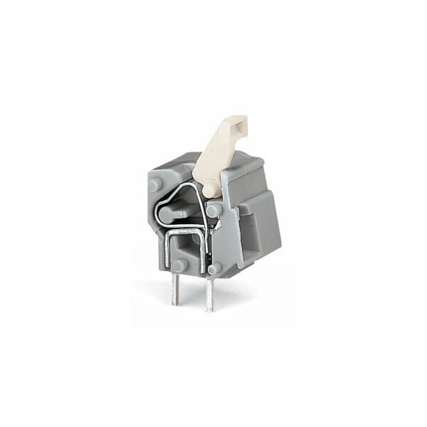 Borne modulaire ci / 2, 5 mm² / pas 10-10,16 mm / poussoir droit / vert clair - Wago - 257767