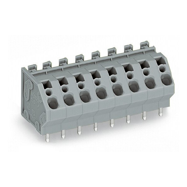 Barr borne ci 4mm² 2 p/pas 7,5/bride - Wago - 745152/005000