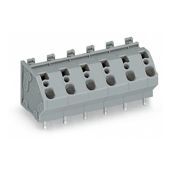 Borne pour ci  4mm² pas 10mm 4 pôles, vert - Wago - 745204/000023