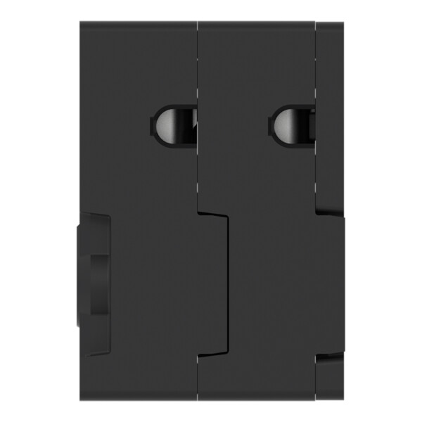 Borne pour circuits imprimés 6mm² pas7.5mm 2 pôles; noir - Wago - 26261102/024604