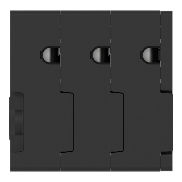 Borne pour circuits imprimés 6mm² pas7.5mm 3 pôles; noir - Wago - 26261103/024604