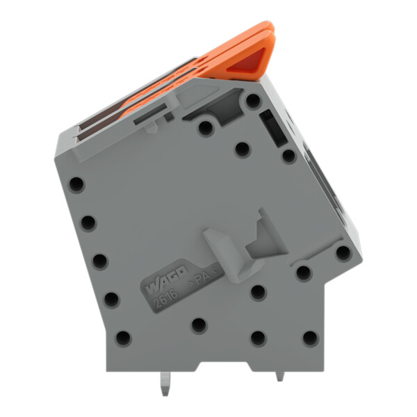 Borne pour circuits imprimés Levier 16mm² pas 10mm 2 pôles; gris - Wago - 26162102/020000