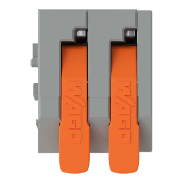 Borne modulaire pour circuits imprimés Levier 2,5mm² pas 5mm 2 pôles; noir - Wago - 26021102/000004