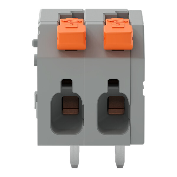 Borne modulaire pour circuits imprimés Levier 2,5mm² pas 5mm 2 pôles; noir - Wago - 26021102/000004