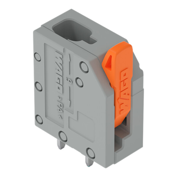 Borne pour circuits imprimés Levier 2,5mm² pas 5mm 1 pôle; gris - Wago - 26023101