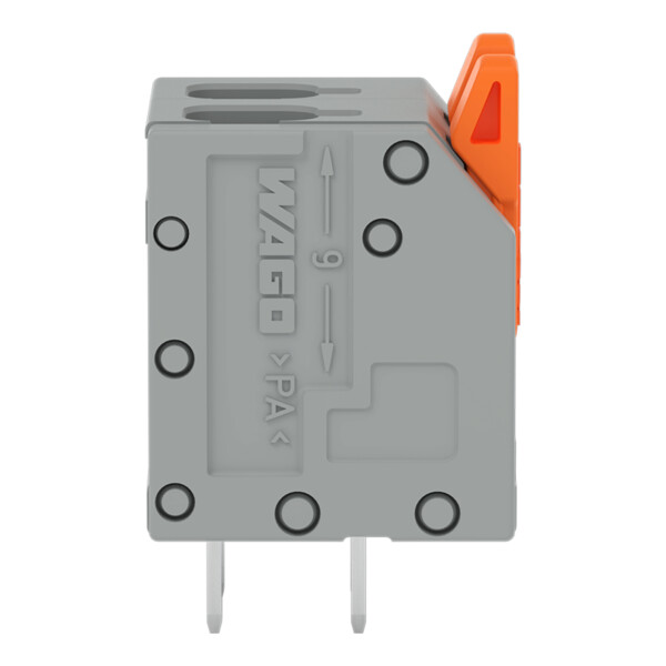 Borne pour circuits imprimés Levier 2,5mm² pas 5mm 2 pôles; gris - Wago - 26023102